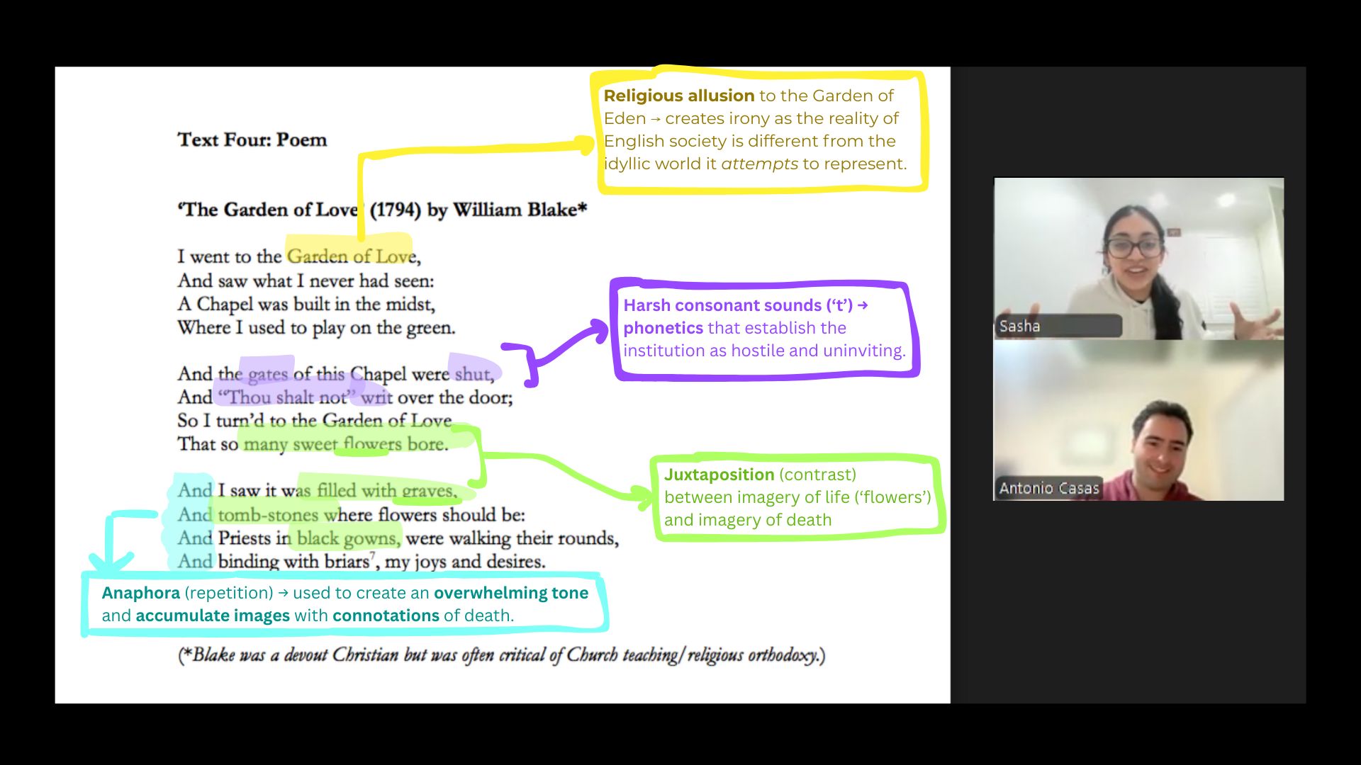 1-on-1 English tutoring session in action